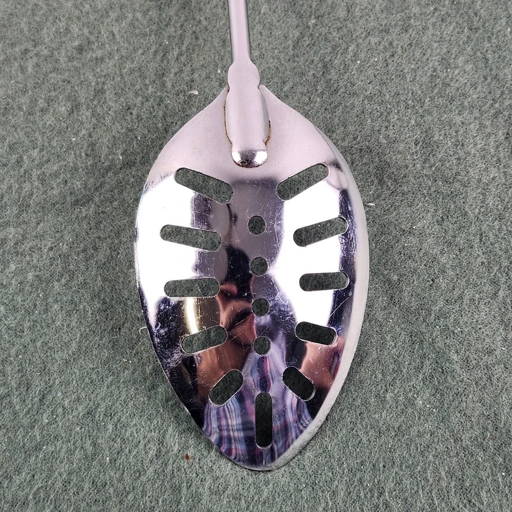 Vintage Foley Slotted‎ Spoon Stainless Steel MCM USA